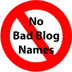 No Bad Blog Names
